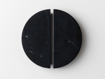 ARC - Nero Marquina marble furniture handle by Lo & Co Interiors - view 2